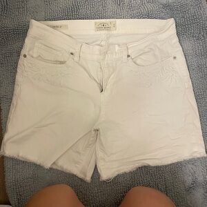 Lucky Brand White Jean Shorts for Effortless Style